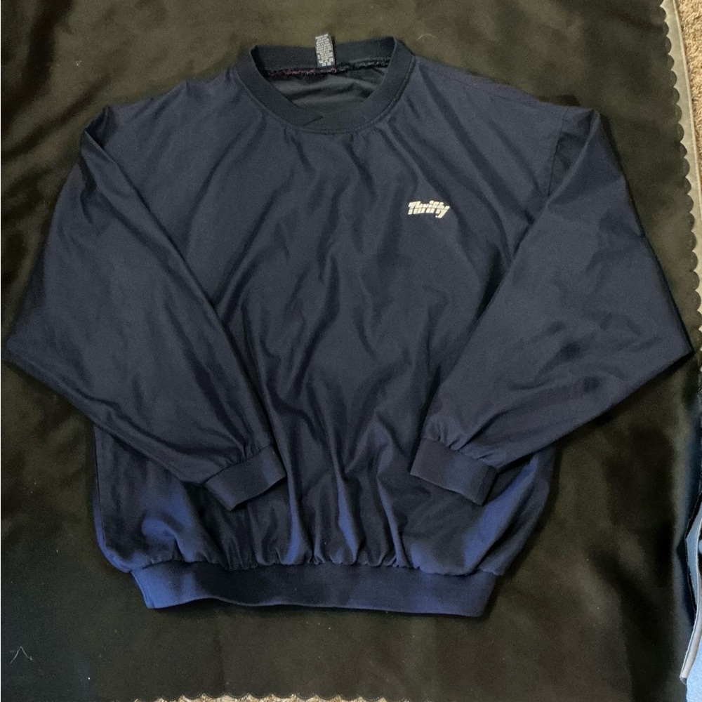 Thrifty Ice Cream Embroidered Windbreaker Pullover Navy Blue Men’s XL Rite Aid